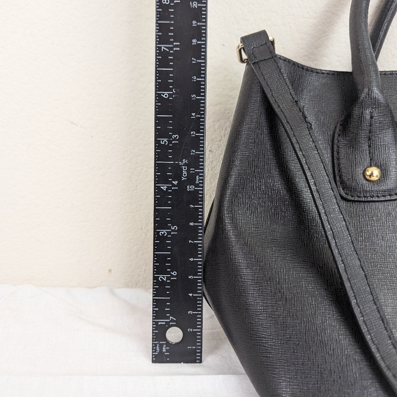 Furla Black Leather Hobo Bag with Detachable Strap.  Almost Like New - Picture 14 of 16
